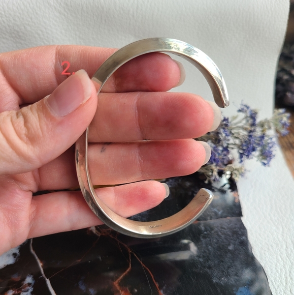 Authentic sterling silver cuff bracelets - Picture 5 of 8